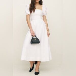 Reformation Marella A-Line Linen Dress
